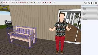 SketchUp Pro 2020 - Bounding box grips and auto transparency