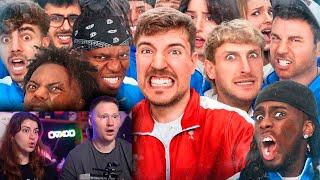 50 Ютуберов Борются За $1,000,000 | РЕАКЦИЯ на MrBeast