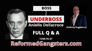 Aniello Dellacroce Underboss FULL Q and A Reformed Gangsters with Anthony Ruggiano