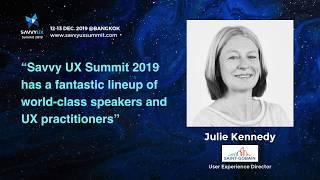 Join Julie Kennedy at Savvy UX Summit 2019!