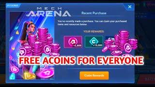 Free Acoins To All | Mech Arena (Expire January 12) Collect Daily For 16Days