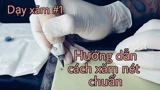 Dạy xăm I Hướng dẫn cách đi nét chuẩn - 3 lưu ý cực kỳ quan trọng khi xăm nét I Đông Tribal