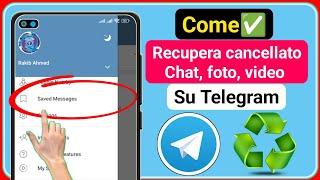 Come recuperare messaggi, chat, immagini e video cancellati da Telegram (nuovo processo 2024).