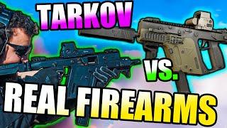 Firearms Instructor reacts to Escape from Tarkov weapons - Vector (GAME vs. REALITY)