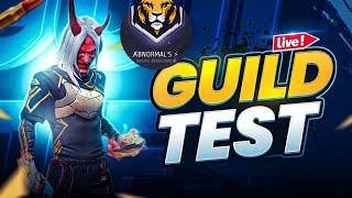 LIVE CUSTOM GIVEAWAY  HARDEST GUILD TEST 1 V 4  100% FAIR TESTING  DAY - 2  #freefire #live