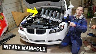 BMW INTAKE MANIFOLD REMOVAL REPLACEMENT N51 N52 N53 ENGINE E90 E91 E92 E93 E60 E61 X5 X3 E83 Z4 E87