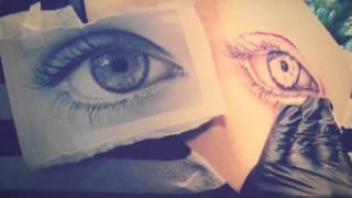 Realistic Eye - Tattooed by Lou Bragg