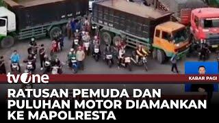 Polisi Razia Ratusan Pemuda Balap Liar di Sidoarjo | Kabar Pagi tvOne