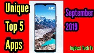 Top 5 Unique Apps (September 2019)