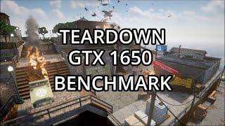 Teardown GTX 1650 Benchmark