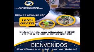 CONFERENCIA EMERGENCIA NBQR