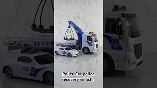 Emergency police Car police recovery trailer truck Ambulance Van #automobile #diecast #shorts