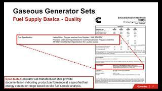 Considerations for Specifying Generator Set Fuel Sources
