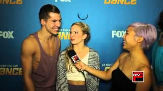 Casey Askew & Jessica Richens excited for Standing O on SYTYCD