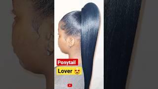 PERFECT PONYTAIL  #shorts #youtubeshorts #subscribe #viral #follow #hair #love #youtube #ponytail