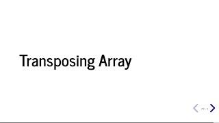 How to Transpose Numpy Array