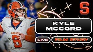 Kyle McCord- Film Study (All-22) QB - Syracuse