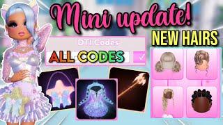 MY CODE IS HERE, ALL CODES, NEW HAIRS, AND MORE | Roblox Dress To Impress