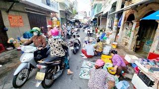 11.10.2024 Phan Thiết, chợ chiều, đường phố, hải sản giờ tan ca