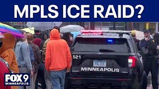 Crowd gathers after rumors of ICE raid in Minneapolis [RAW]