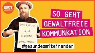 Gewaltfreie Kommunikation: die vier Grundregeln | #gesundesmiteinander | DAK-Gesundheit