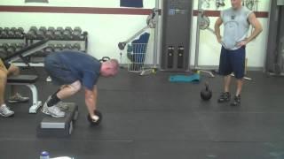 CresseyPerformance.com: Standing Ab Wheel Rollouts from Deficit