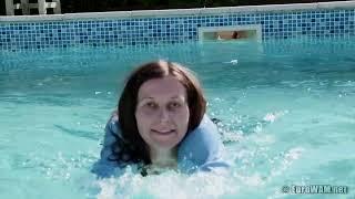 Funny Girl in the pool