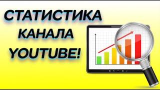 Как посмотреть статистику канала Ютуб | Аналитика и статистика Ютуб канала!