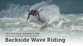 Backside Wave Riding - Kitesurfing Technique Definition