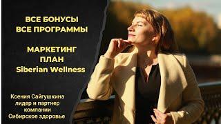 БОНУСЫ ДЛЯ КЛИЕНТОВ И ДЛЯ ПАРТНЕРОВ | Маркетинг план Сибирское здоровье Siberian Wellness