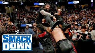 FULL SEGMENT: The Bloodline assault Roman Reigns: SmackDown highlights, Aug. 16, 2024