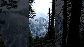 Hiking past Half-Dome #yosemite #travel #adventure #travelvideo #mountains #nature #wanderlust