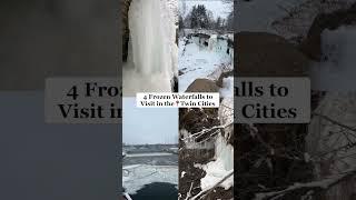 The BEST waterfalls in the Twin Cities! #shorts #adventure #travel #minnesota #waterfalls