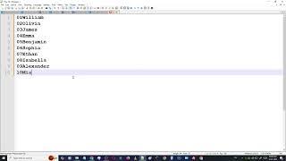 how to add index number in notepad++