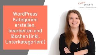 WordPress Kategorien erstellen, bearbeiten und löschen: So geht's