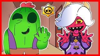 ⭐️ COLETTE & SPIKE AT BRAWL SCHOOL - BRAWL STARS ANIMATION