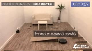 Miele Scout RX1 тест на препятствия