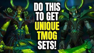 Do This To Get COOL & UNIQUE Transmog Sets & Weapons! WoW The War Within | World-Defiler's Set Guide