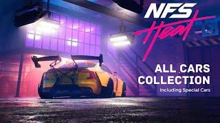 NFS Heat All Cars | Including Special vehicles | 127 Cars Collection