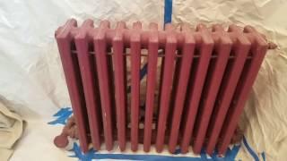 How to paint an attached radiator