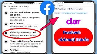 Cum să ștergeți istoricul vizionat activat Facebook 2024 |  Ștergeți istoricul vizionărilor Facebook