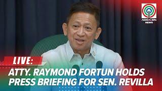 LIVE: Atty. Raymond Fortun speaks on behalf of Sen. Bong Revilla in press briefing | May 26, 2025