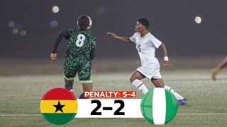 GHANA 2-2 NIGERIA HIGHLIGHTS, GOALS & PENALTY SHOOTOUT | WAFU U17 GIRLS CUP 2024