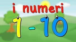 Learn Numbers from 1 to 10 in italian | learn italian for kids