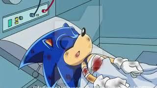 Sonic the hedgehog sick