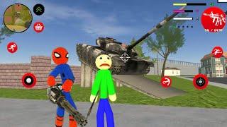 EPIC Best Baldi Stickman Rope Hero Vice City #36 - Gang Stickman New Update - Android Gameplay