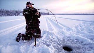 Non-Stop Action Ice Fishing for GIANT Fish! (Hardest Fighting Fish)