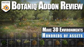 Make stunning 3D environments in Blender - Botaniq addon review