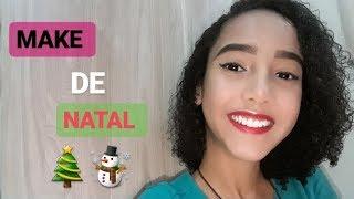 MAKE PARA O NATAL | Amanda Vitória