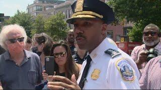 Strong reactions from DC Police Chief Robert Contee about 14th Street shootings